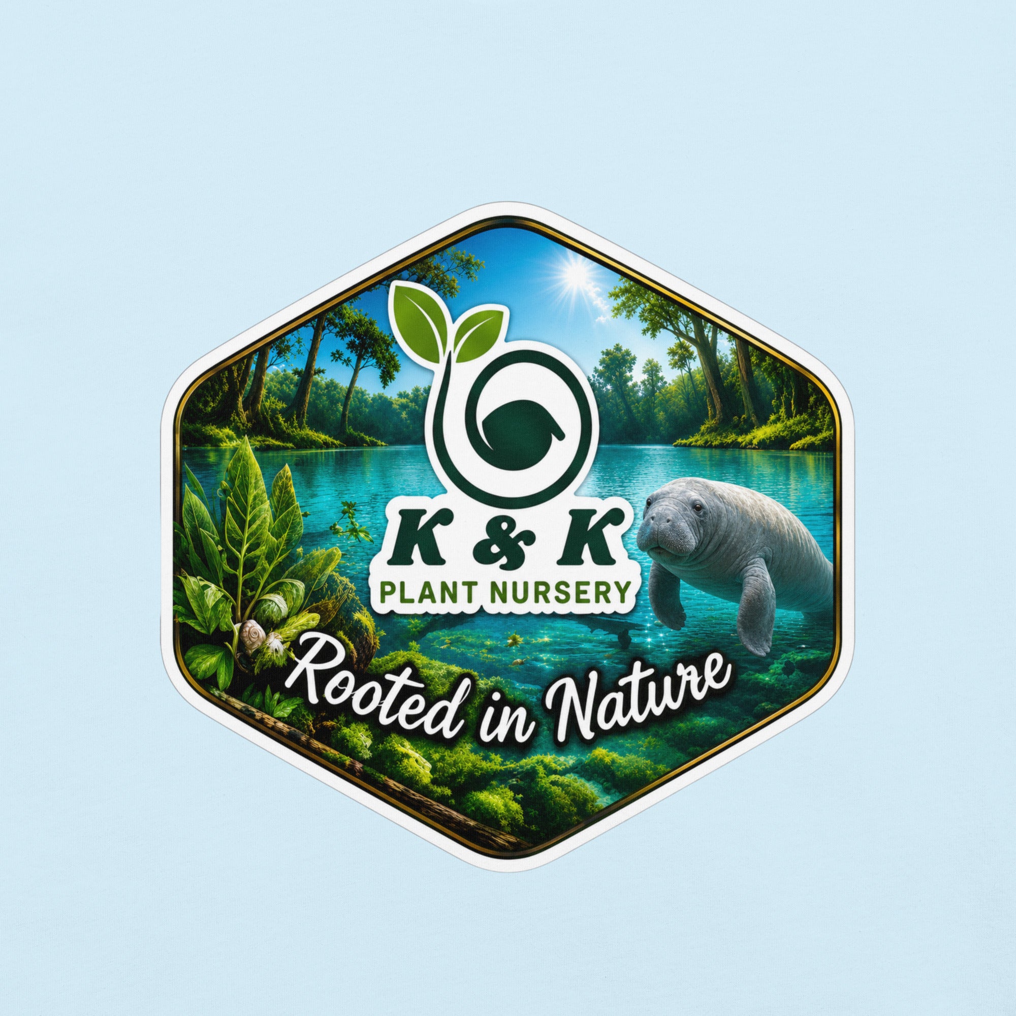 Manatee in Nature T-Shirt