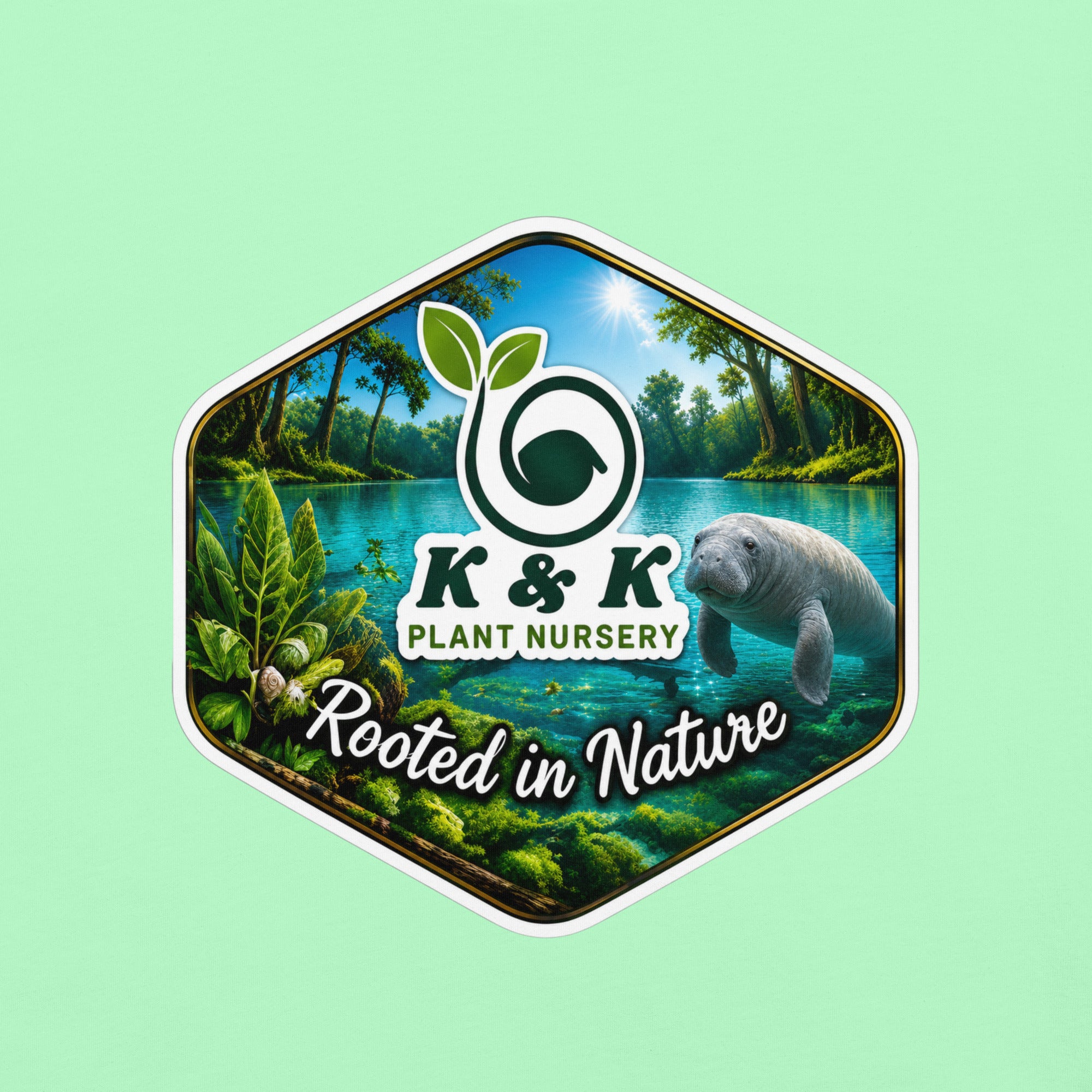 Manatee in Nature T-Shirt