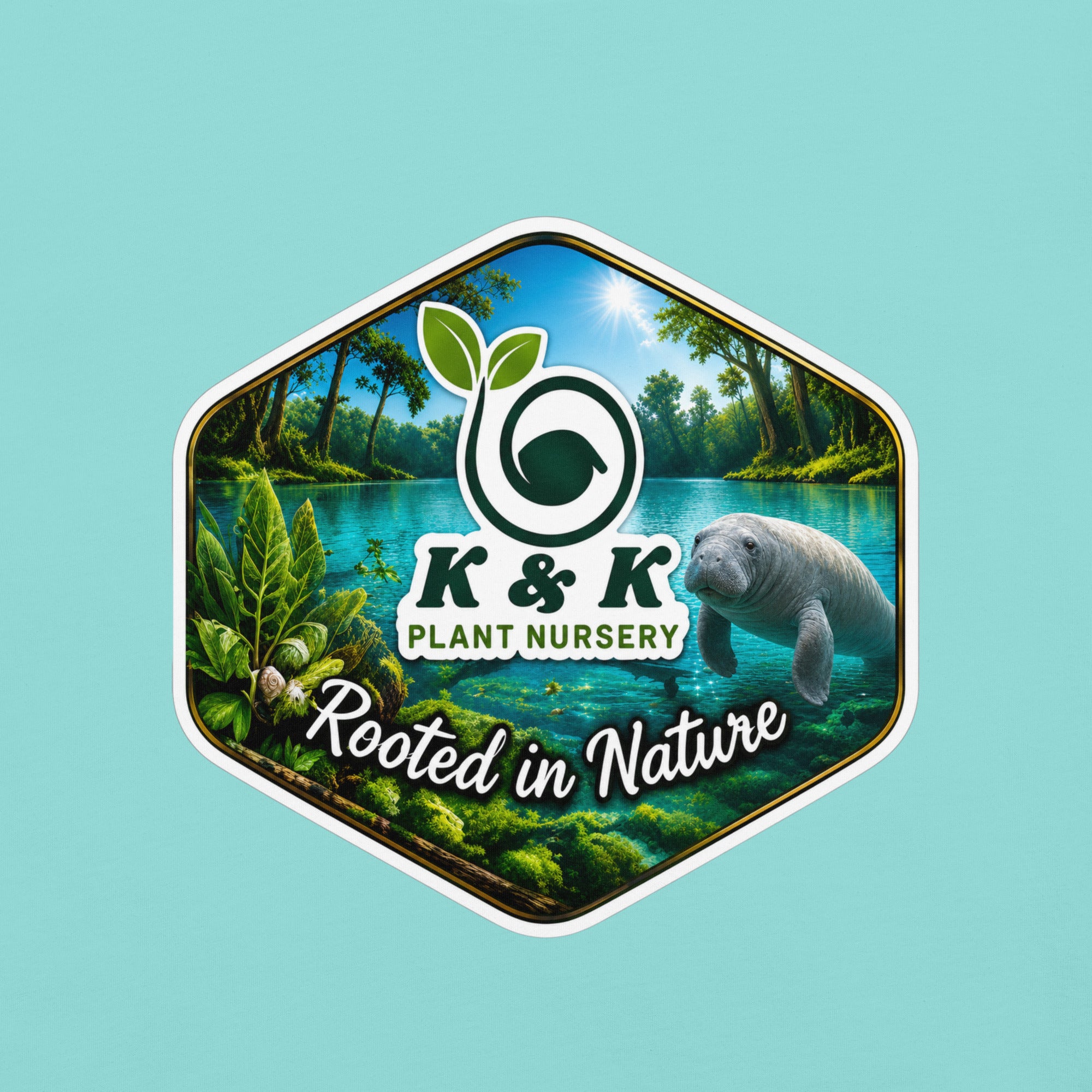Manatee in Nature T-Shirt