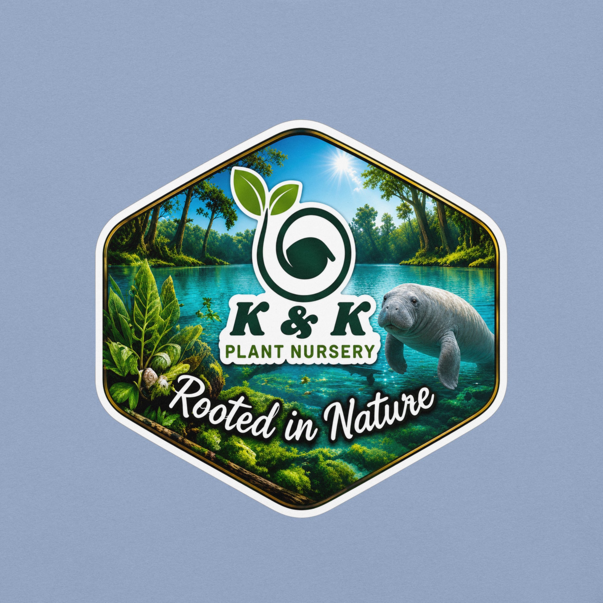 Manatee in Nature T-Shirt
