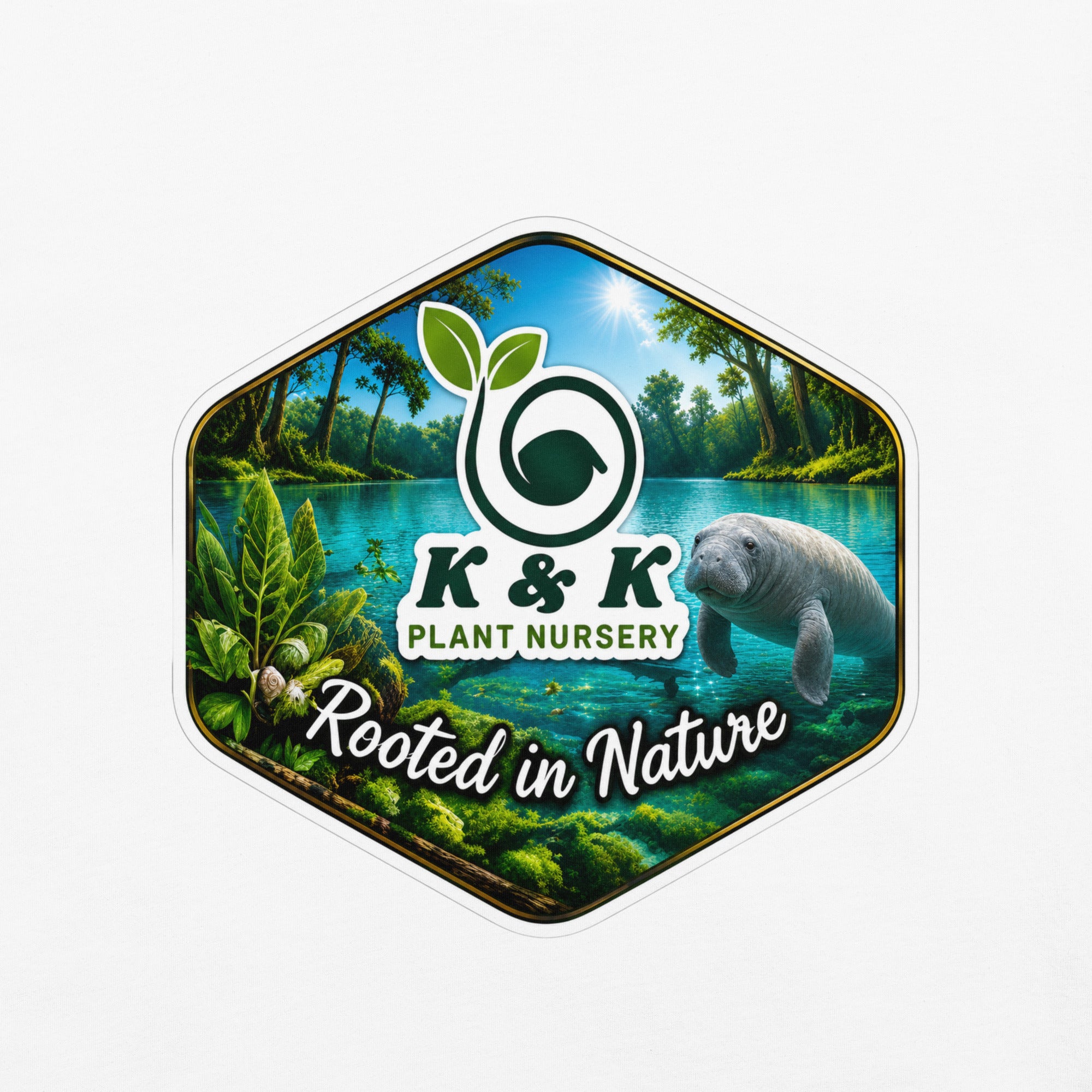 Manatee in Nature T-Shirt
